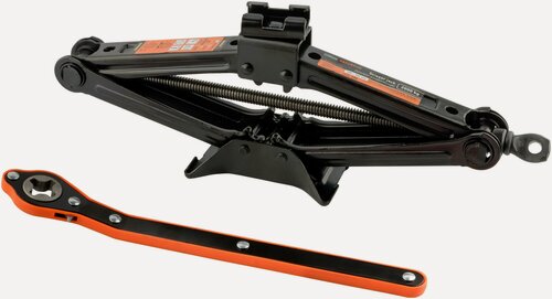 Изображение товара Домкрат ромбический 2,0т (трещоточная рукоятка; H100-390 мм) АвтоDело 43117