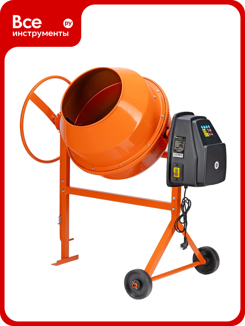Бетоносмеситель СИБРТЕХ БСН-160 мощность 500 Вт 95512