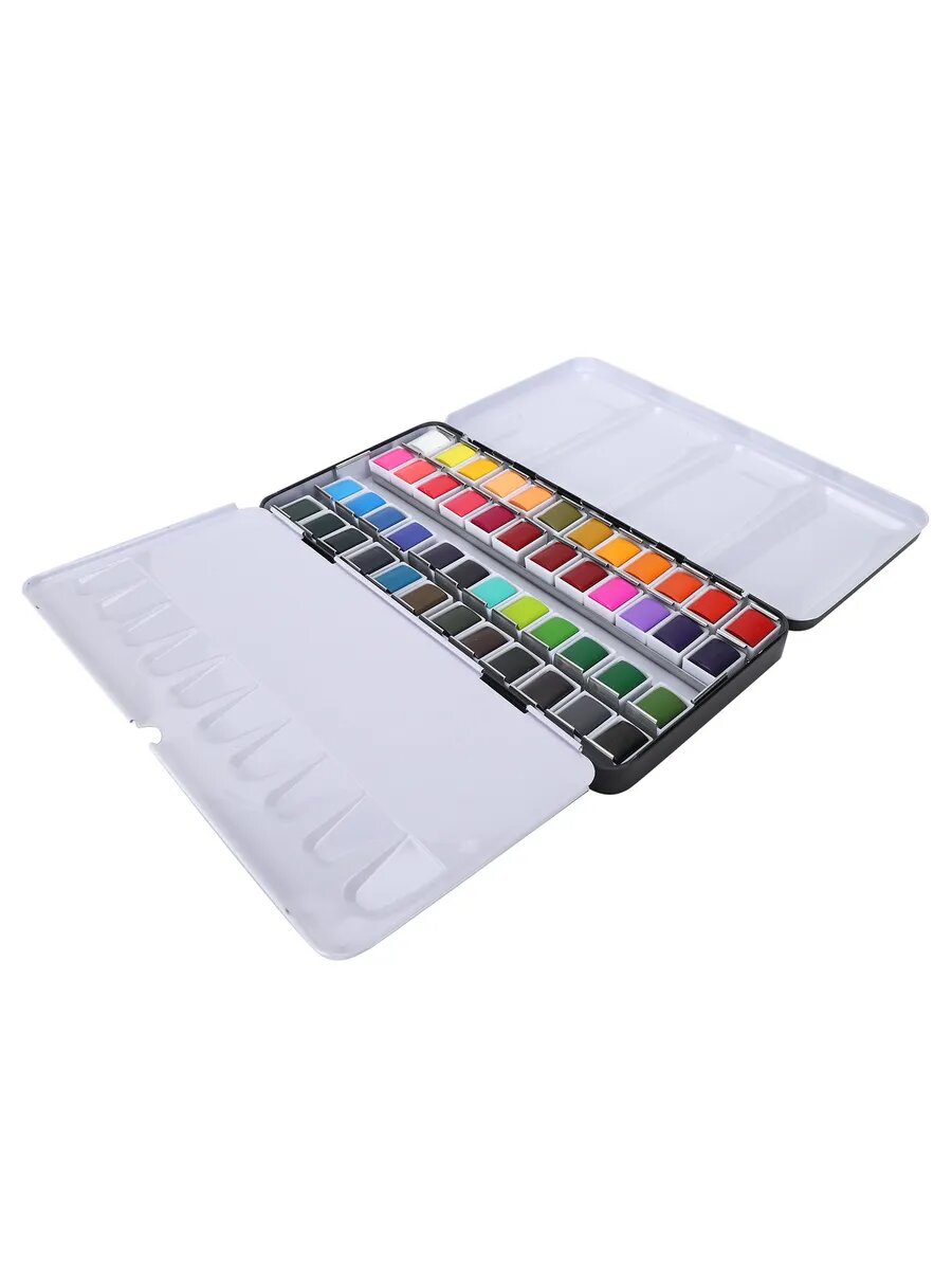 Акварельные краски, портативный яркий цветной набор