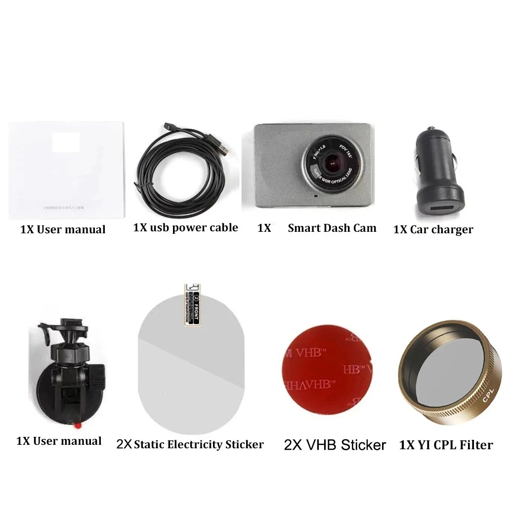 Xiaomi YI ADAS 2.7": 7 ключевых технологий для идеальной записи дорожных событий
днём и ночью