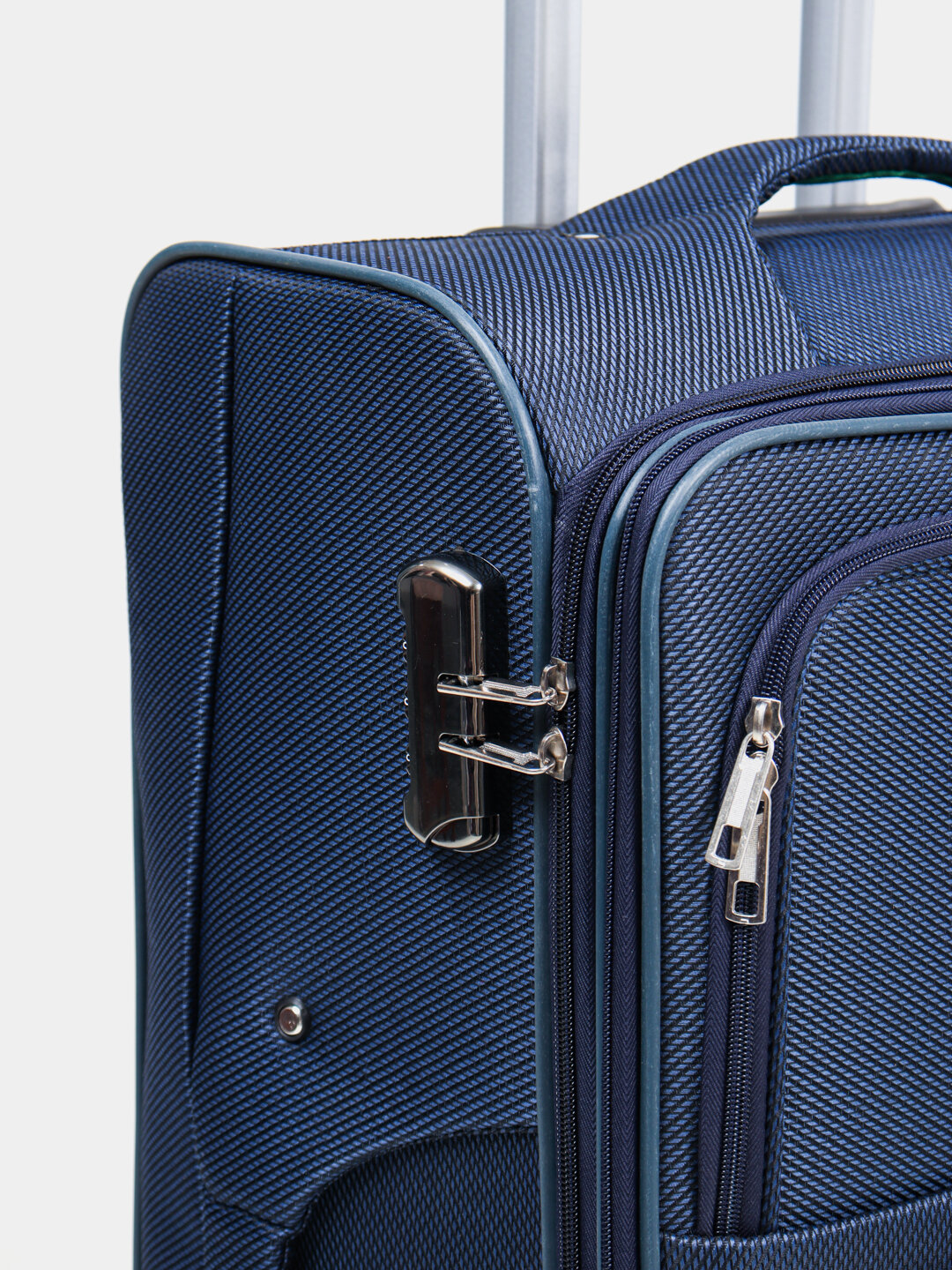 Чемодан , 120 л, размер L, синий — фото 1