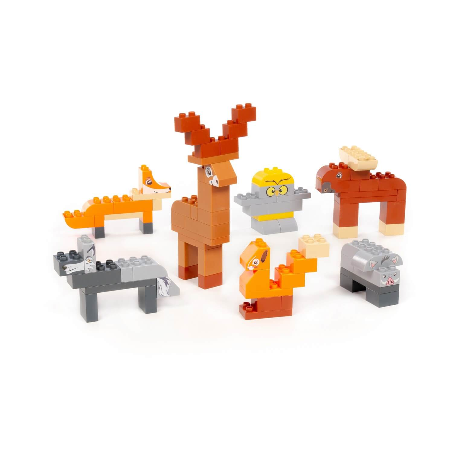 Конструктор Полесье "Макси" Лесные жители (80 элементов) — фото 1