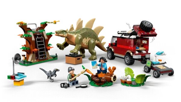 Конструктор LEGO Jurassic World Миссии динозавров: Открытие стегозавра