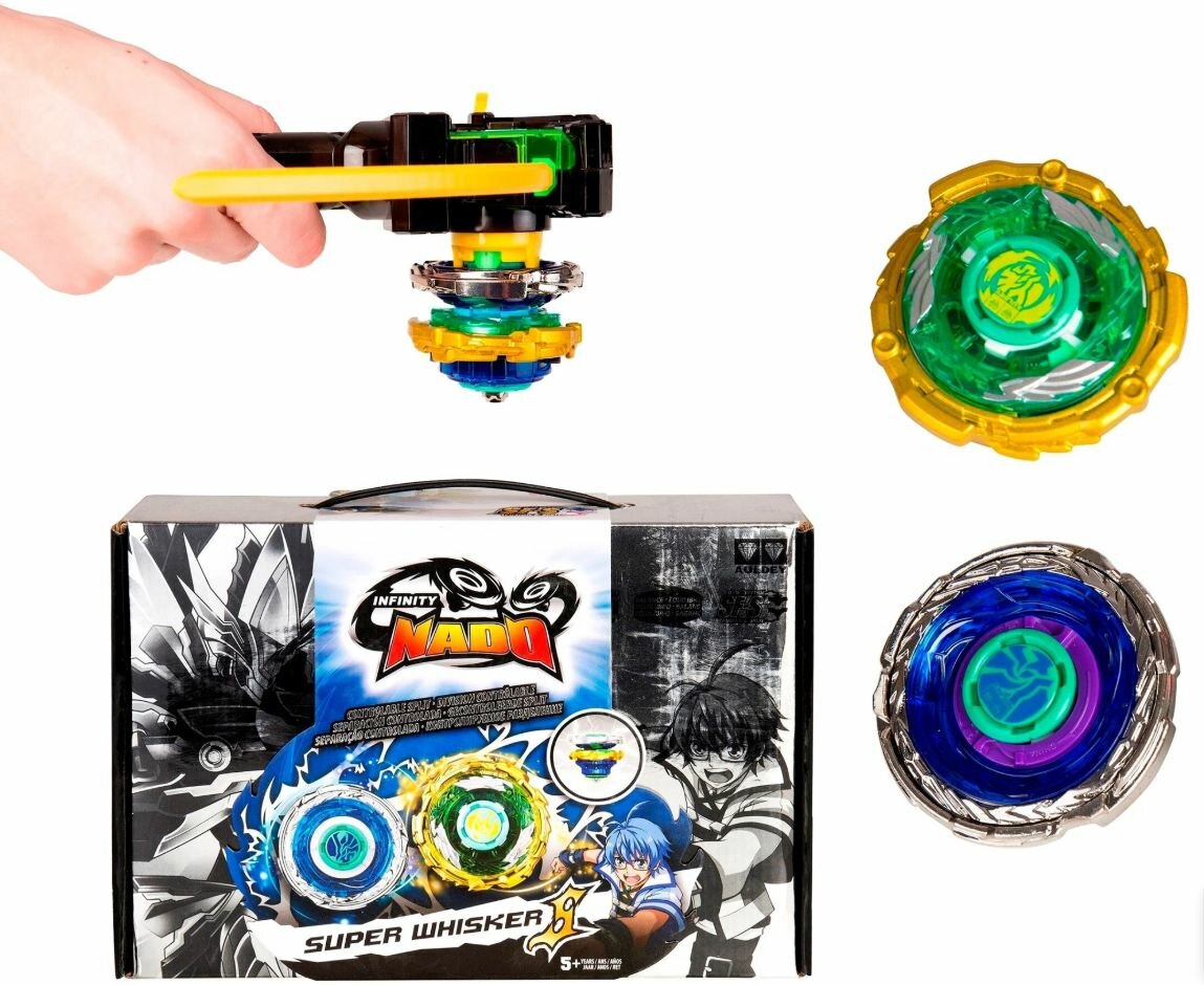 Волчок Infinity Nado Super Whisker Крэк 36063 - фото №6
