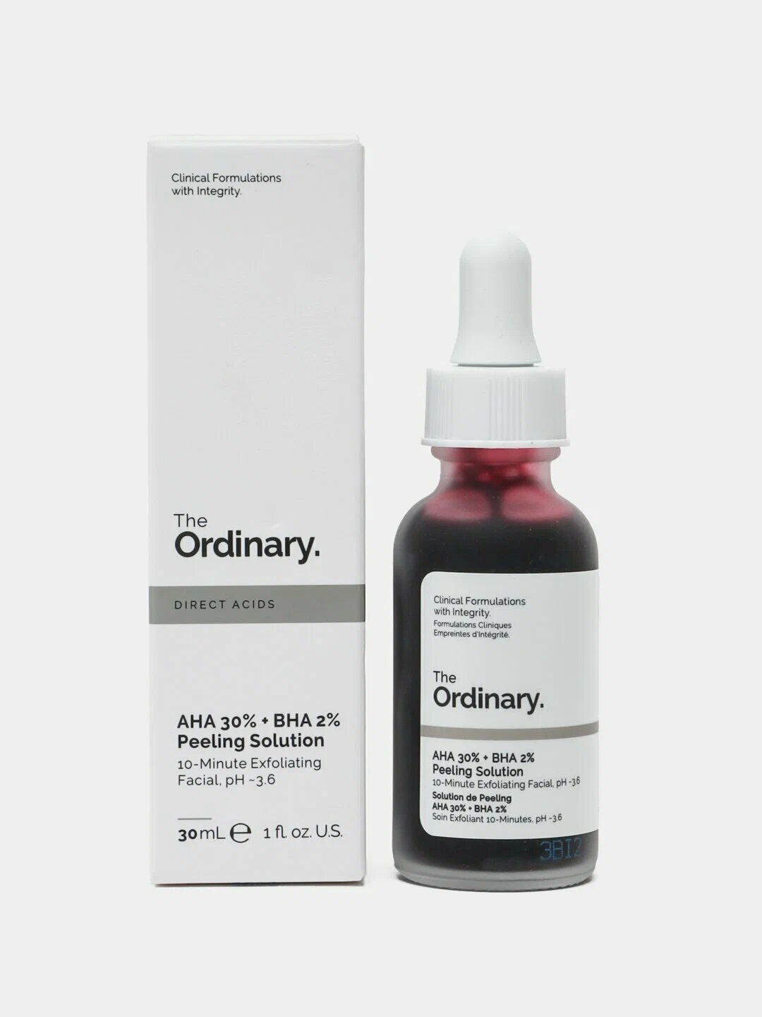 Пилинг The Ordinary "AHA 30%+BHA 2%" Peeling Solution, для всех типов кожи, 30мл — фото 1