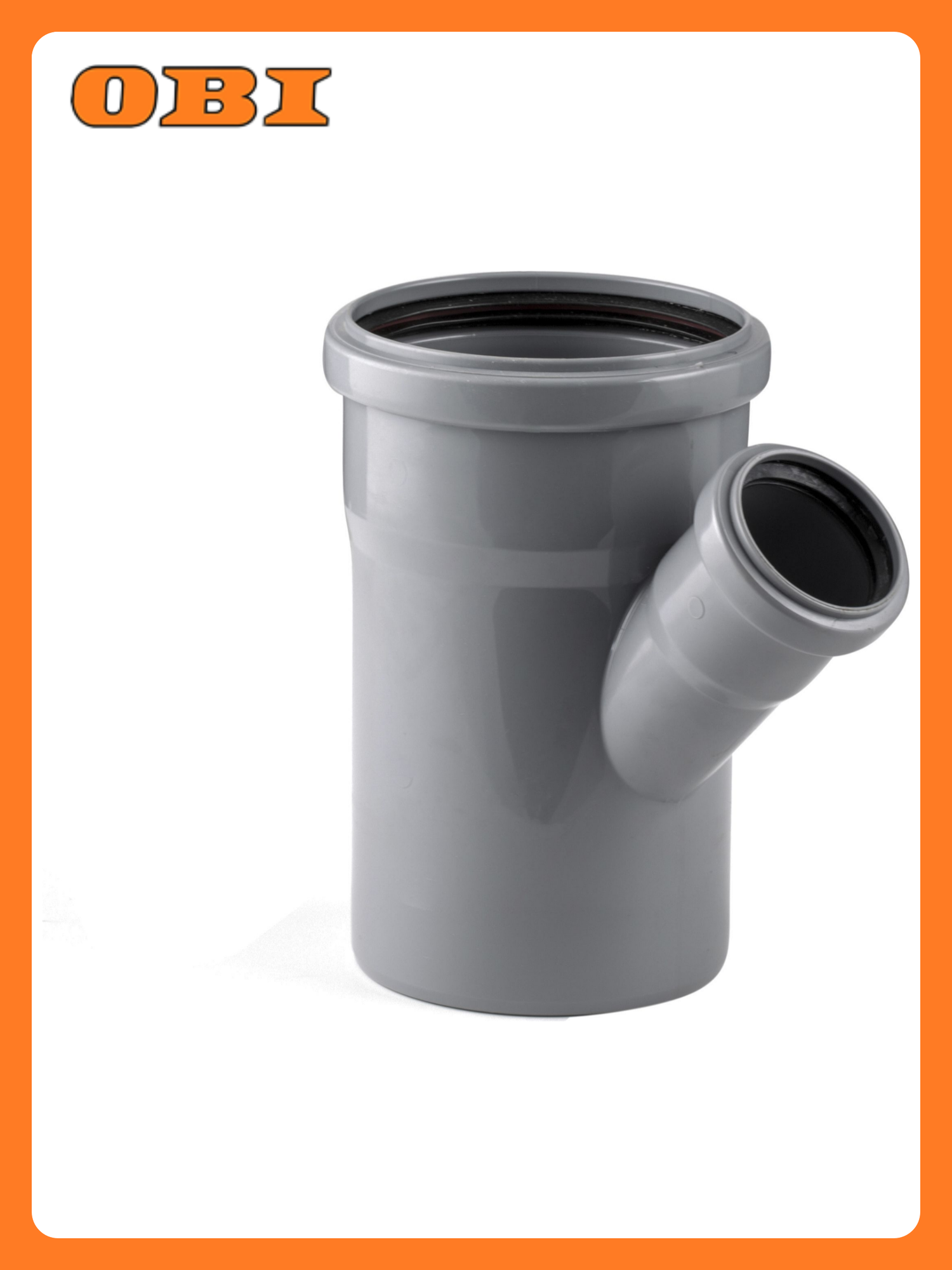 Тройник ВК ПП 110/50х45 серый RTP