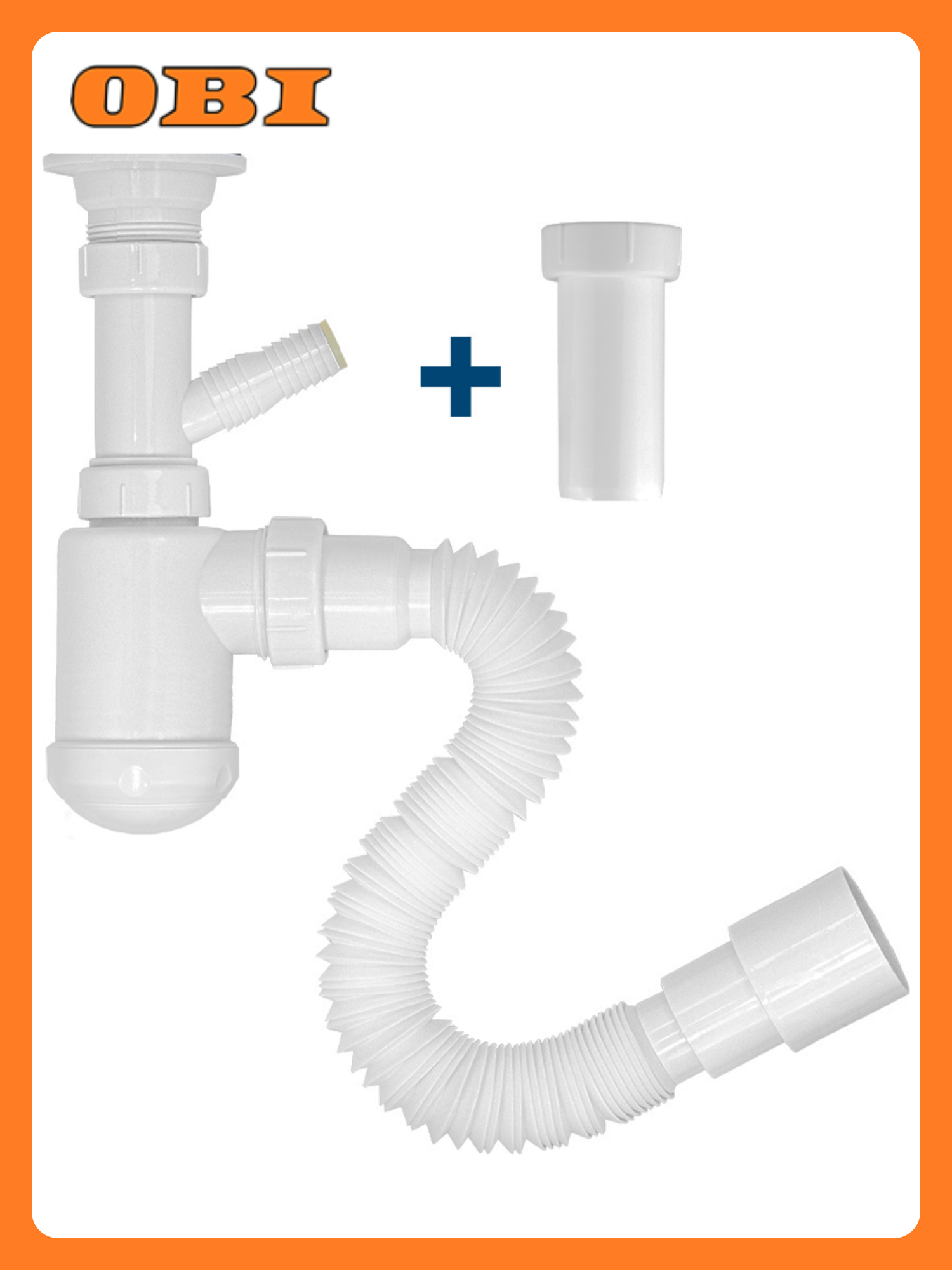 Сифон 2 в 1 для кух. 1.1/2