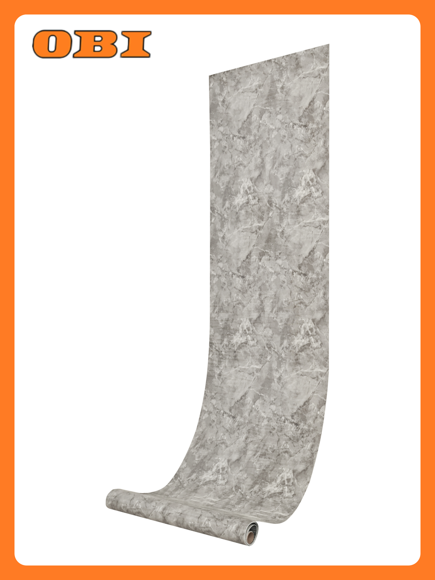 Самоклеящаяся ПВХ плитка рулон Lako Decor  Мрамор Бергамо  1 8м² 60х300 см  шт