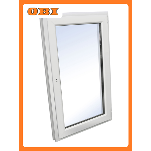 Окно ПВХ одностворчатое 1160x720 мм поворотно-откидное правое 9399₽