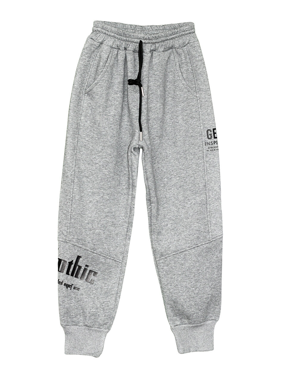 Брюки спортивные Подростковые трикотажные брюки на флисе для мальчиков