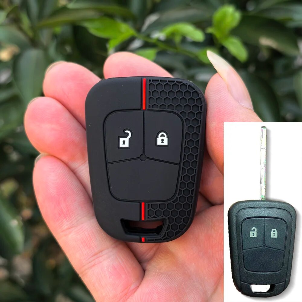 2-кнопочный силиконовый держатель для ключей чехол для автомобильного ключа аксессуары для Vauxhall Opel Astra J H защитный чехол для кожи брелок