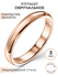 Обручальное кольцо позолоченное NOIMA 5 мм 17,5 размер