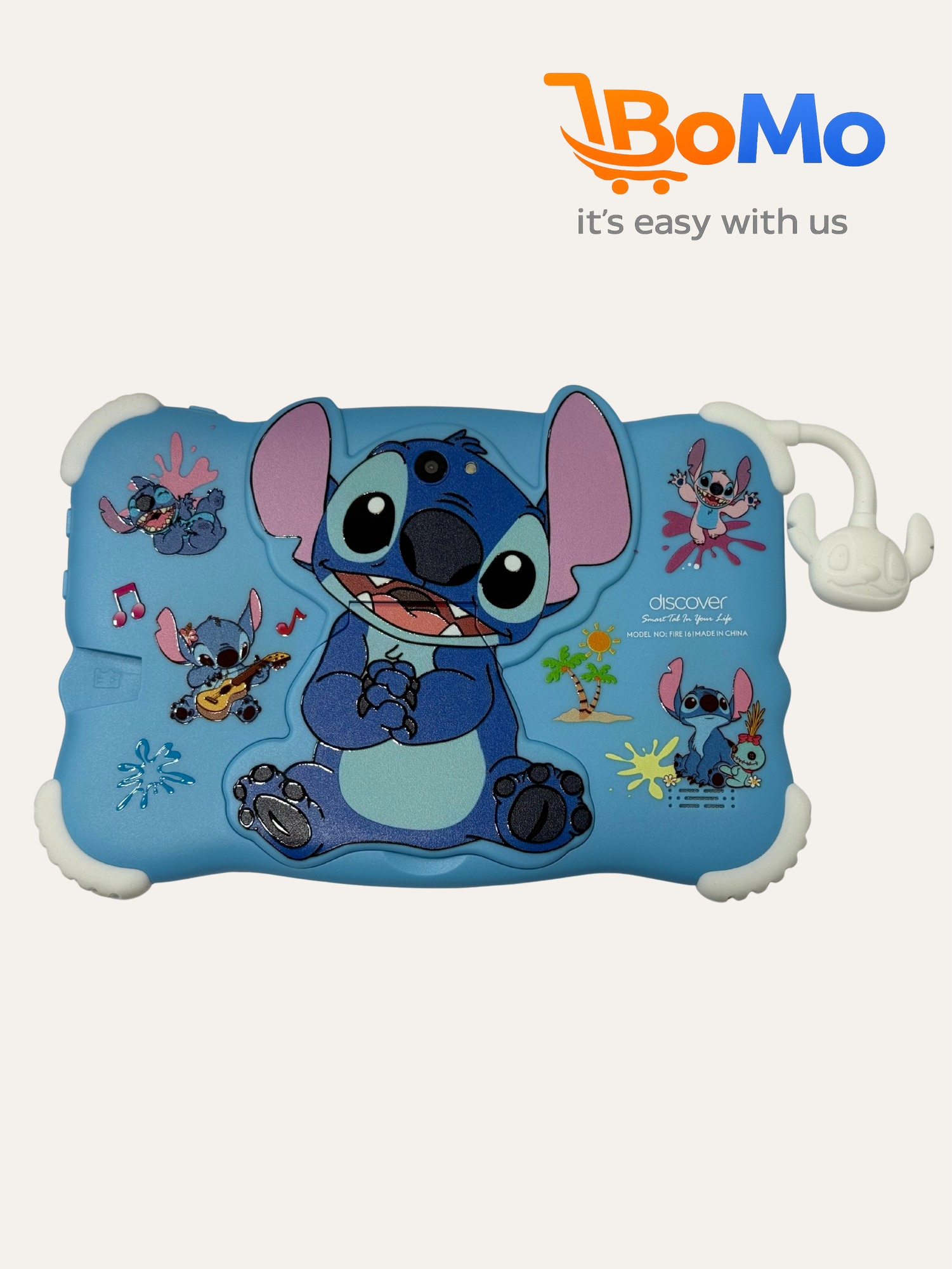 Планшет Discover Fire 16 для детей 6/256GB, Wi-Fi, синий + школьный пенал — фото 1