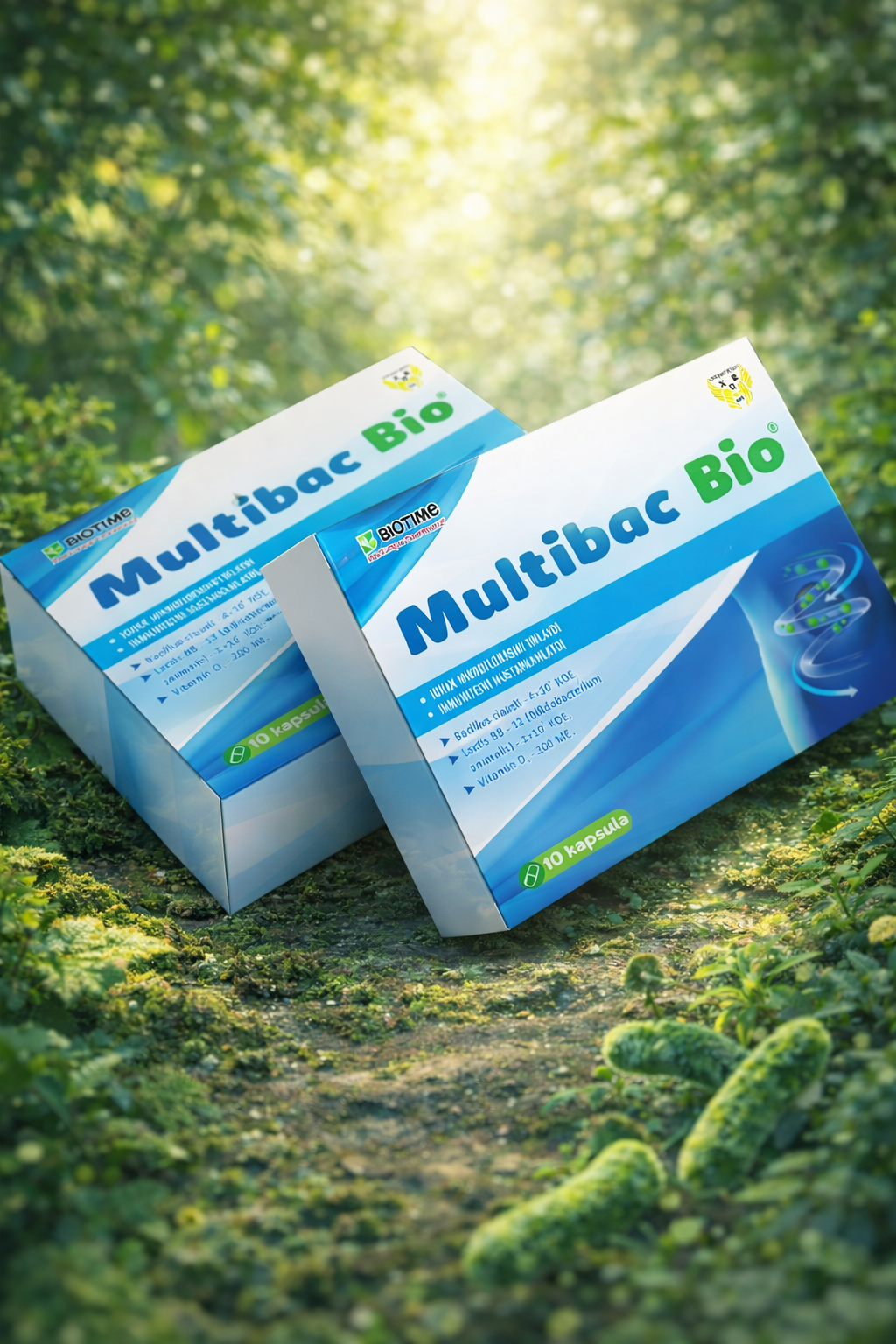 Multibac Bio — пробиотик с D3 и BB-12, для иммунитета и здоровья кишечника, 10 капсул