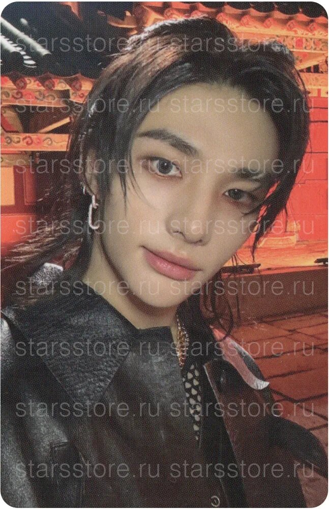 Фотокарта Hyunjin Stray Kids - Skzhop Hiptape (Yes24) Kpop Хенджин стрей кидс