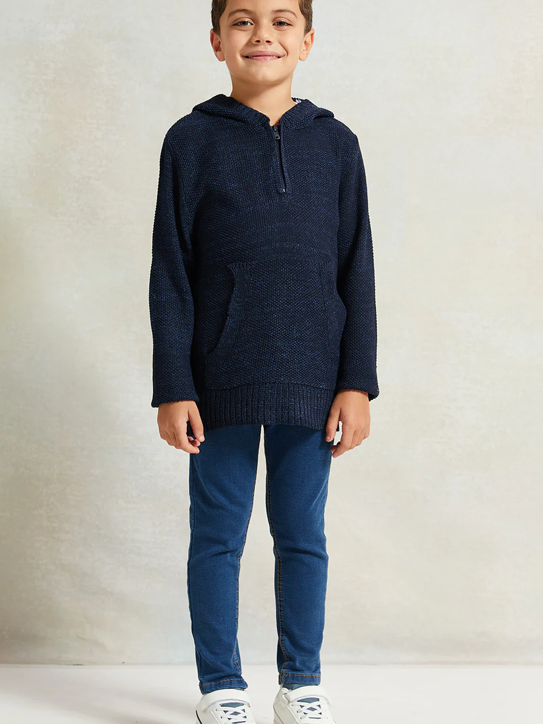 Пуловер REDTAG, размер 4-5 лет, navy — фото 1