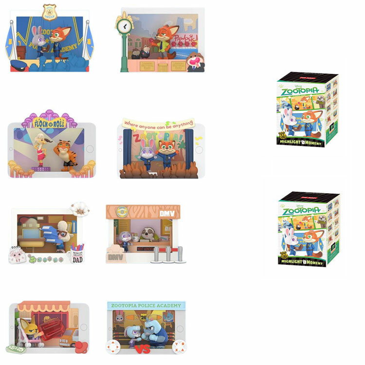 Коллекционные коробки-сюрприз унисекс POP MART Zootopia Characters Highlighter Moment, 2 шт.