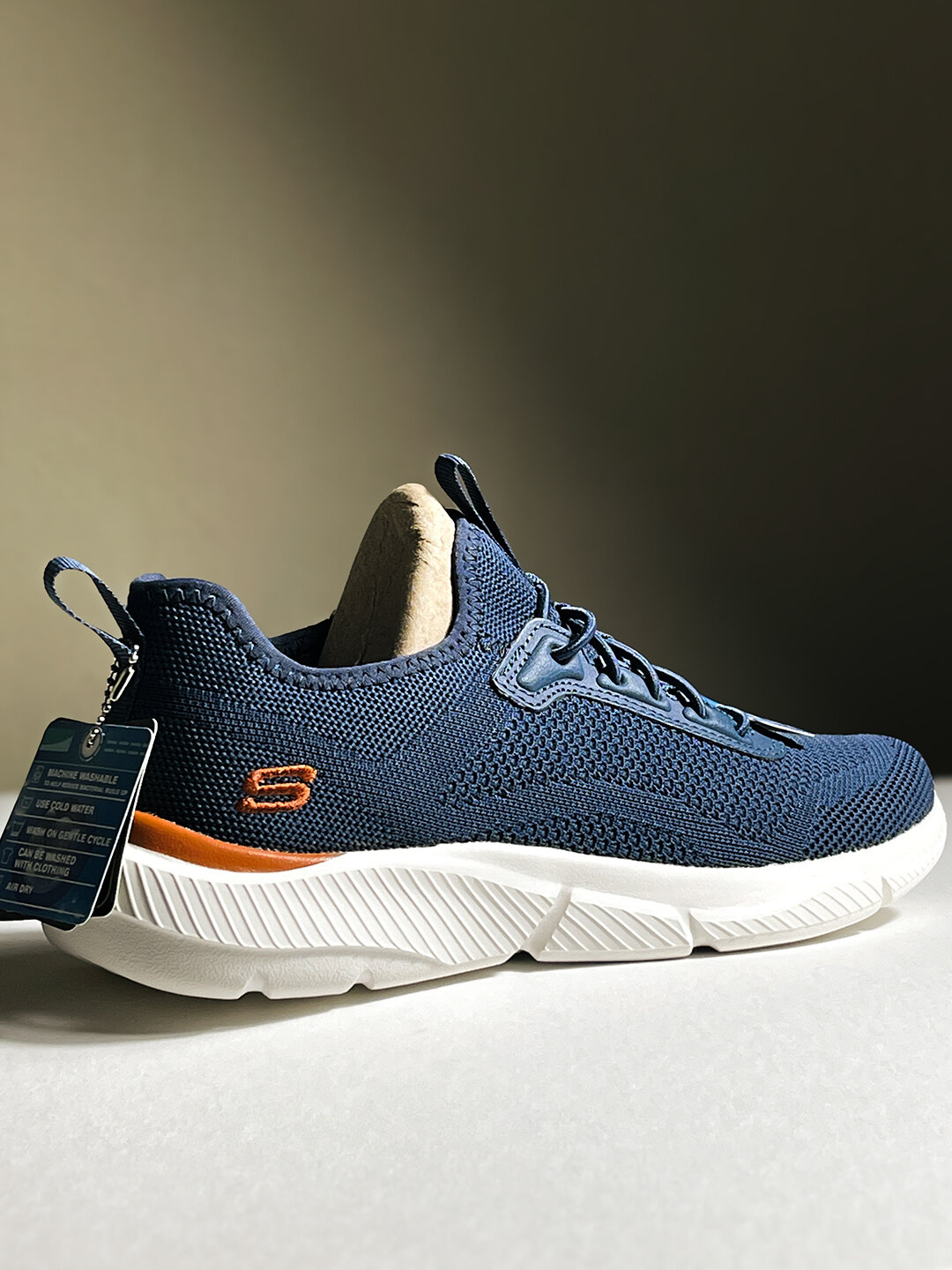 Кроссовки SKECHERS, полнота B, размер 43 EU, navy — фото 1