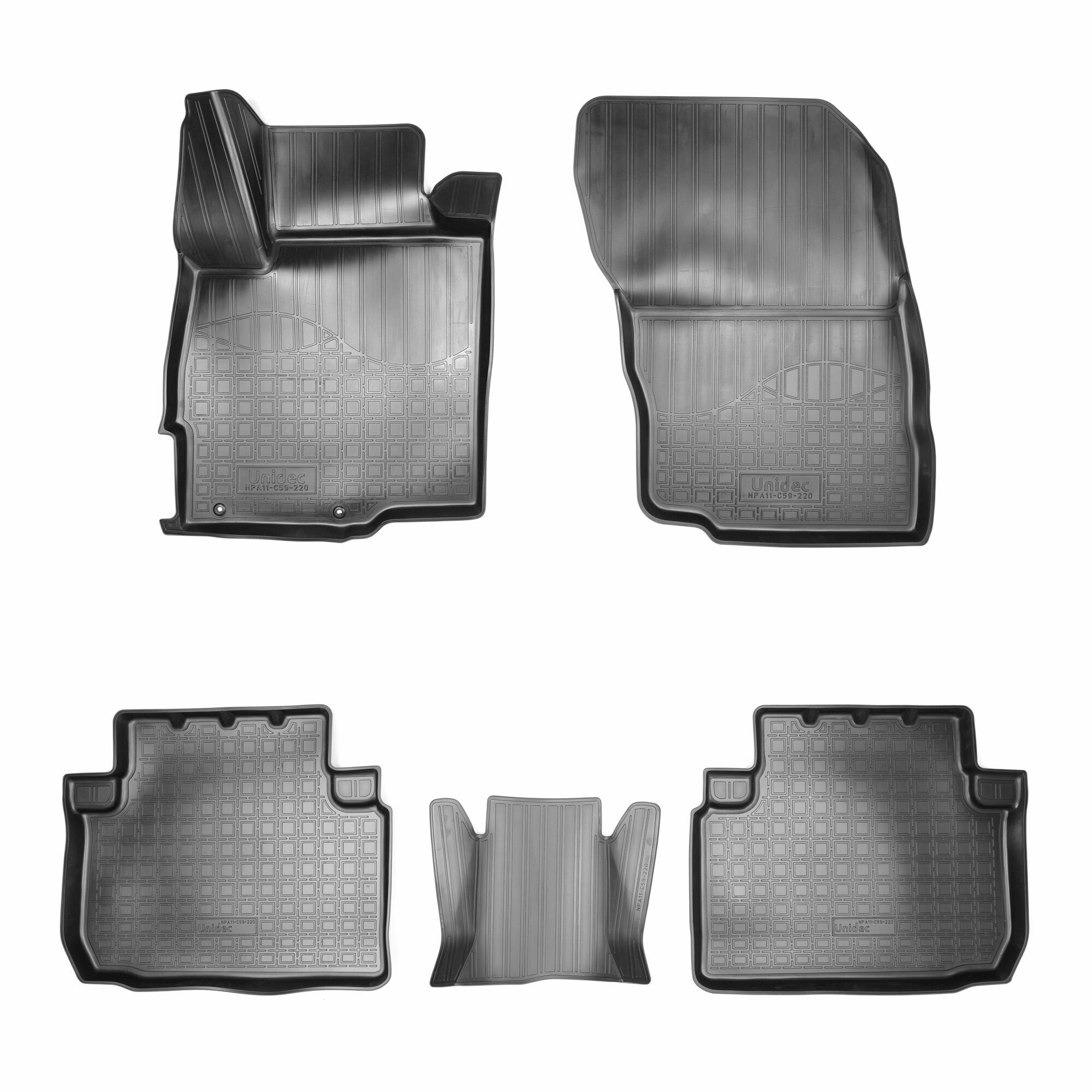 Коврики салона (полиуретан) Mitsubishi Eclips Cross (I) 3D (2017) , NPA11-C59-220
