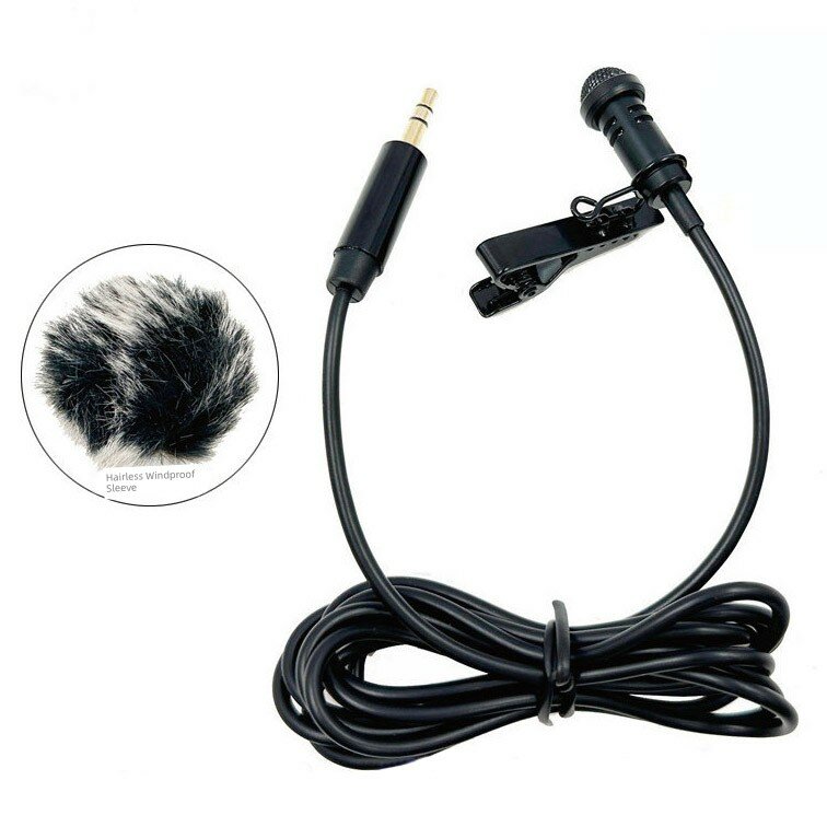 Ветрозащитный чехол из кроличьего меха для беспроводного микрофона DJI MIC, длина 4 м, стильный и функциональный
