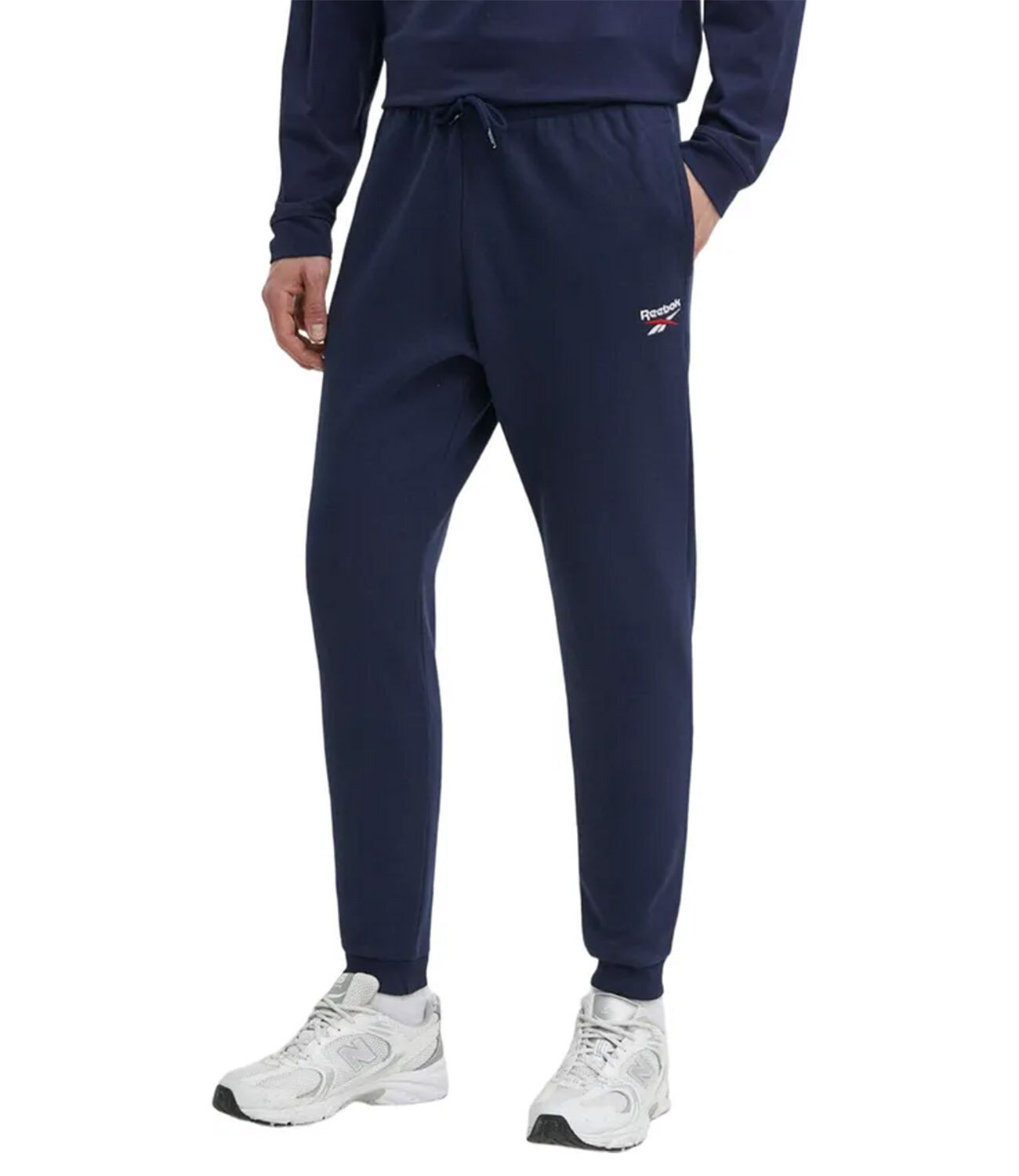 Брюки спортивные Reebok Identity Small Logo, размер XXL INT, синий/синий — фото 1