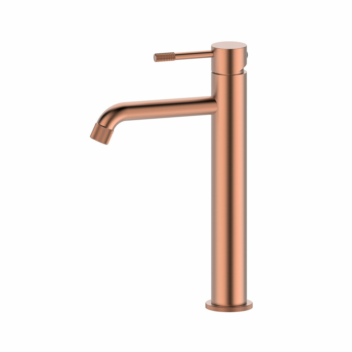 Смеситель для раковины Vieir V402512-R розовое золото латунь современный однорычажный