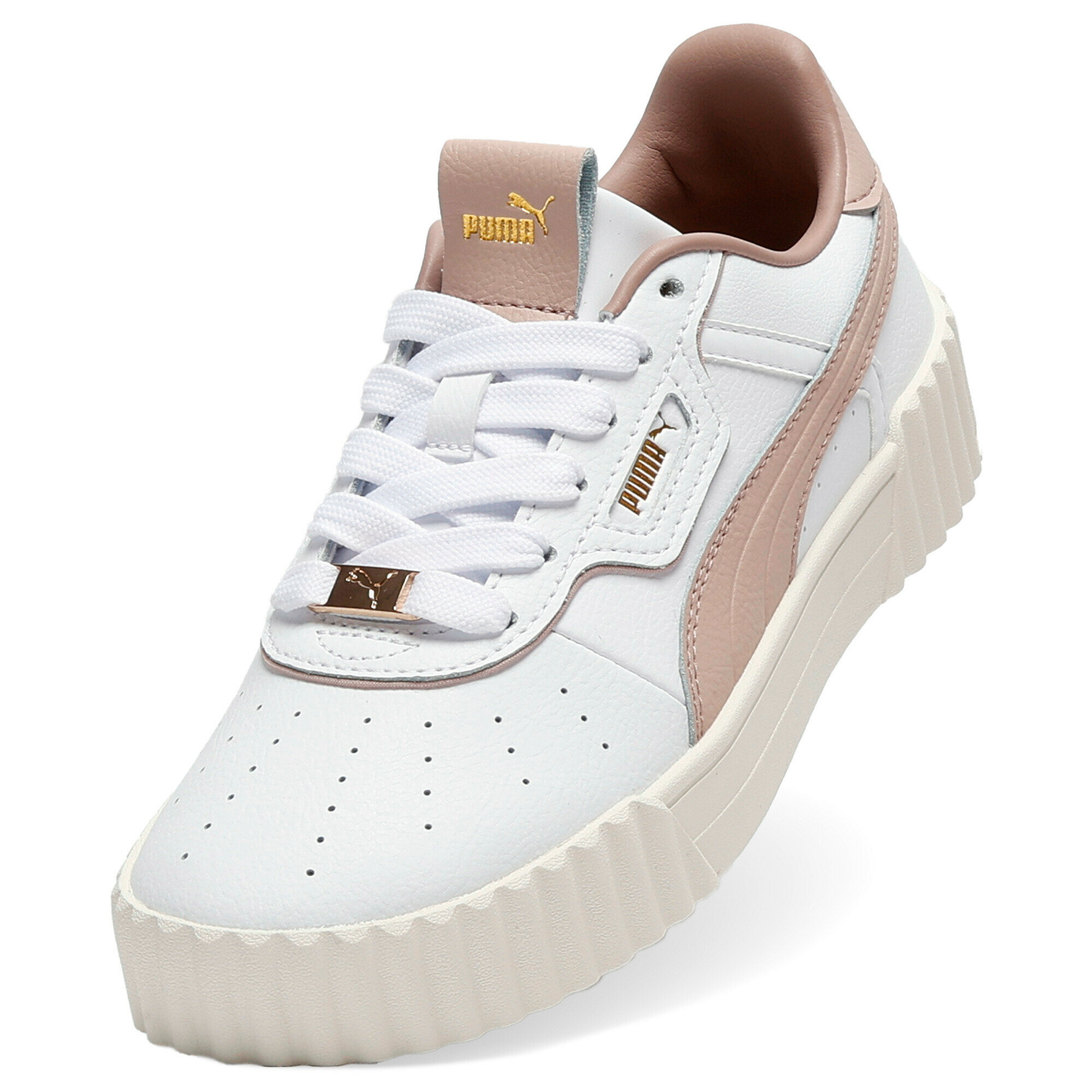 Кеды PUMA Carina 3.0 Luxe, размер 5 UK, белый — фото 1