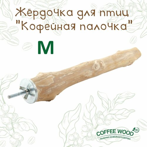 фото Жёрдочка для птиц coffee wood "кофейная палочка", m (вьетнам)