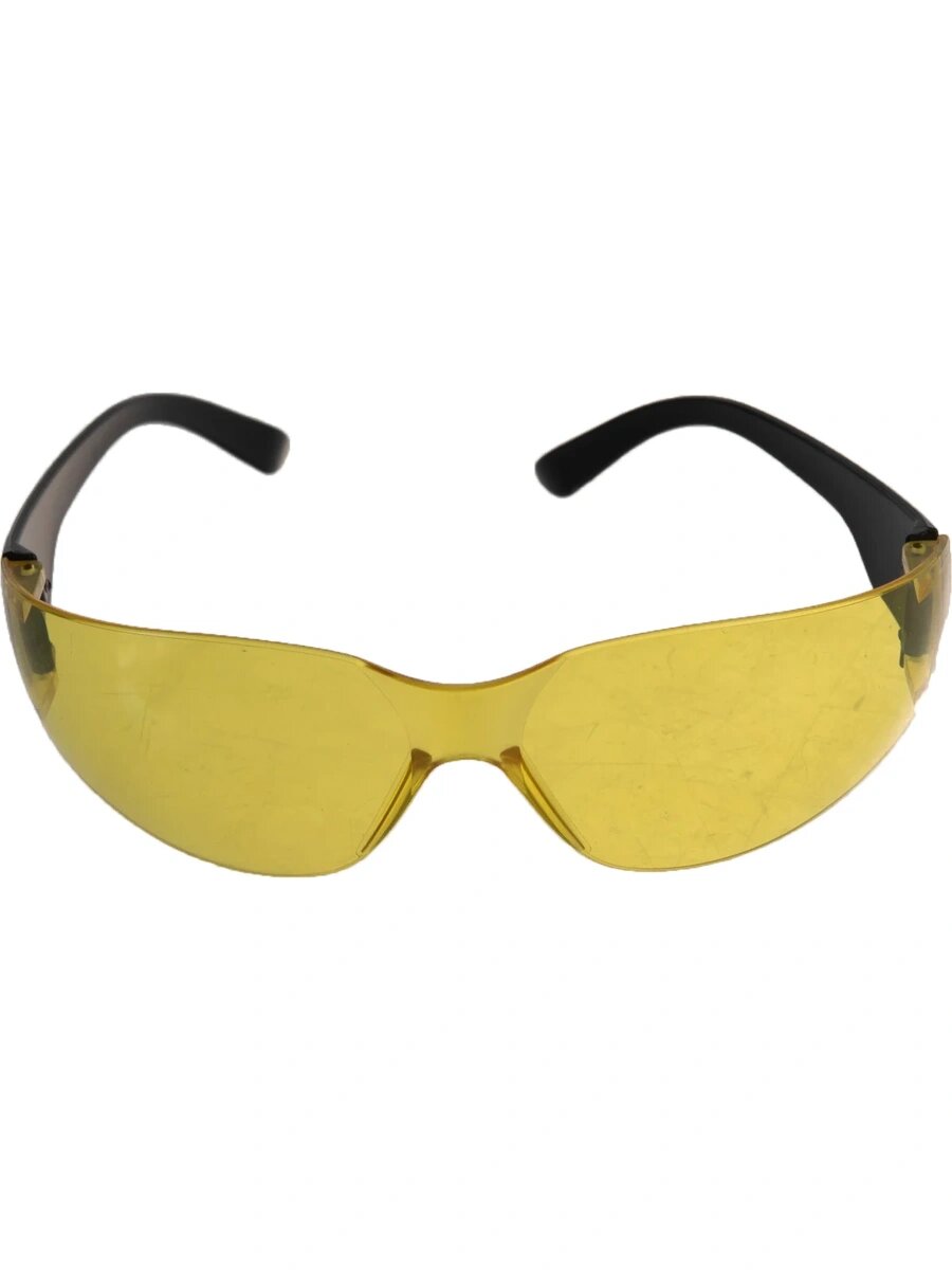 Защитные открытые очки Без бренда, поликарбонатные, желтые ОЧК202 89172
