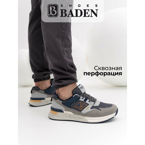 фото Кроссовки baden, полнота 7 (ru)/ на среднюю и широкую стопу, размер 41, синий