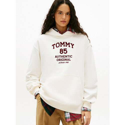 фото Толстовка tommy jeans, размер l, , белый