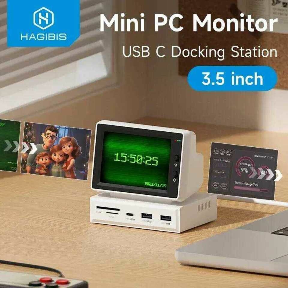 Док-станция и мини-монитор Hagibis Mini Monitor USB-C Docking