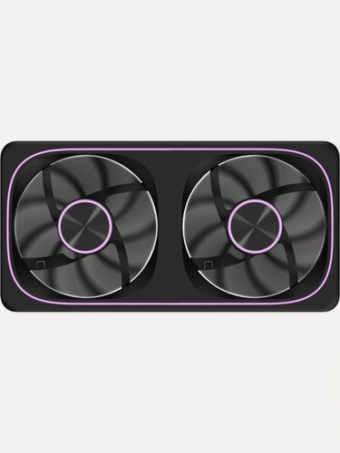 Изображение товара Вентилятор Formula Air Fusion 2 2шт, 120мм, 4-pin, 1800об/мин, 33.46 дБ, ARGB, черный, Ret air fusion 2 bk