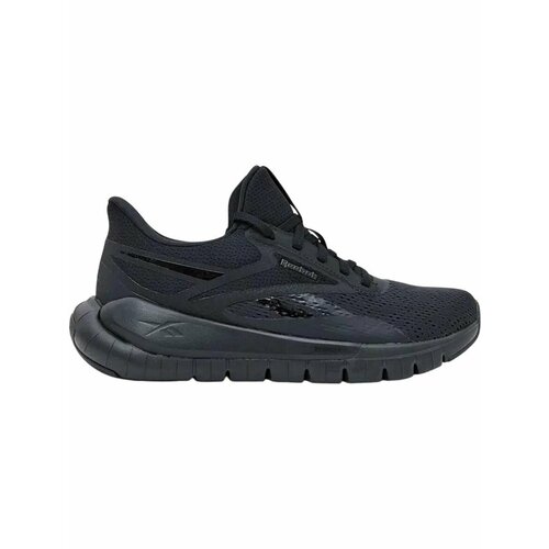 фото Кроссовки reebok flex trainer w, полнота f, размер 7 us, черный, серый