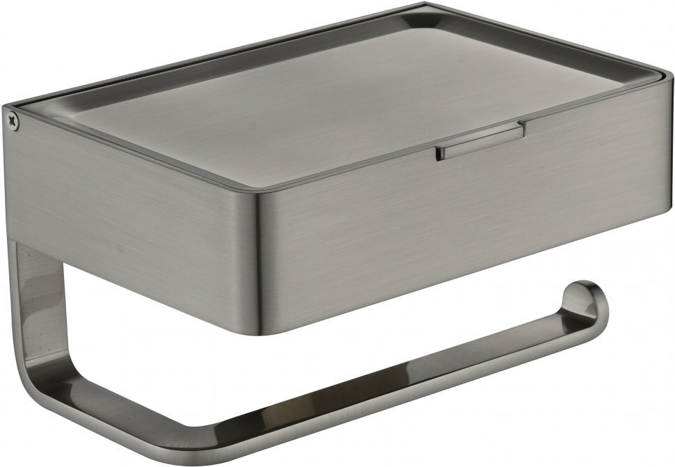 Настенный бумагадержатель плоский Grocenberg AC0050NK, материал латунь