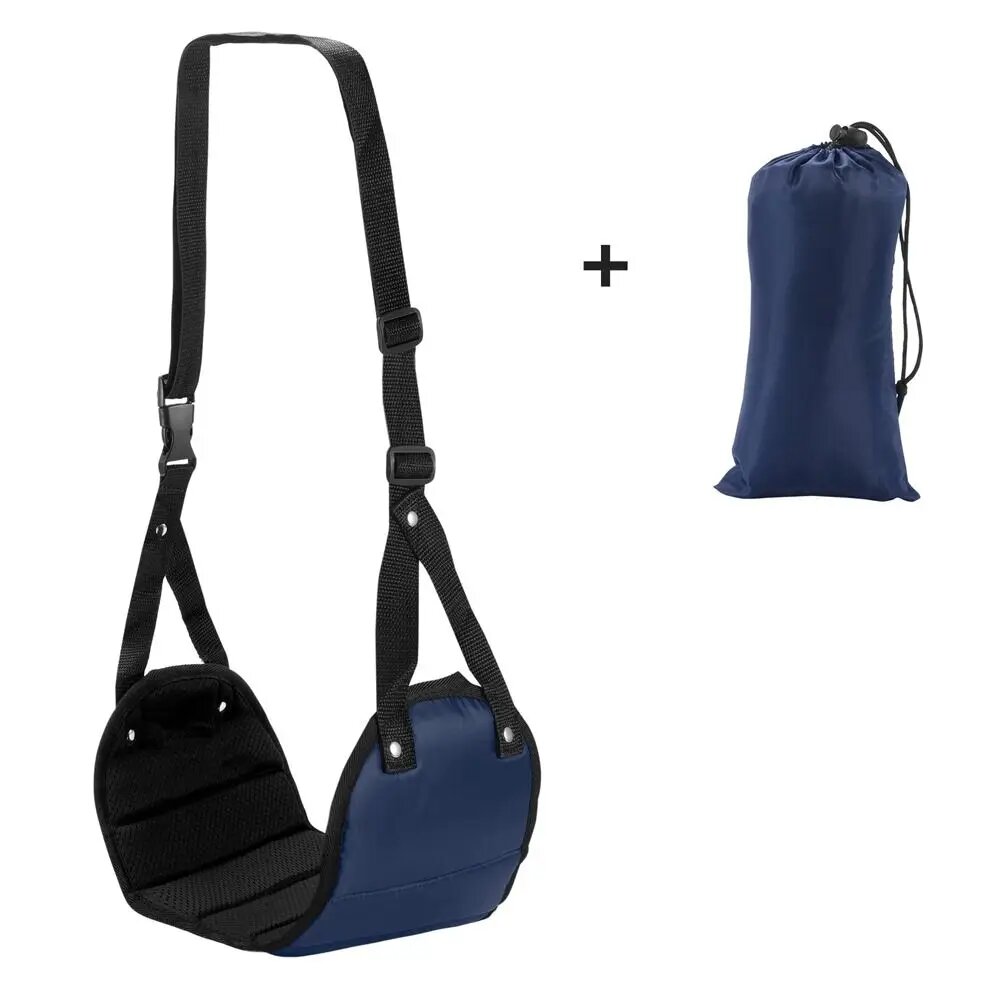 Регулируемая подставка для ног из пены с эффектом памяти для путешествий в самолете гамак для ног гамак мебель подвесная вешалка для ног Темно-синий