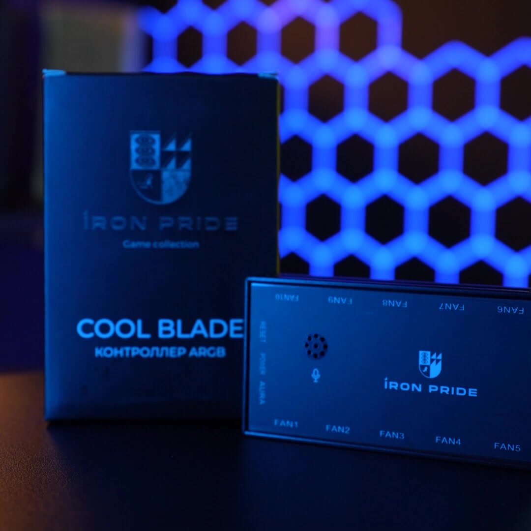 Контроллер для вентиляторов ARGB Iron Pride COOL BLADE, 6-pin, до 10 вентиляторов — фото 1