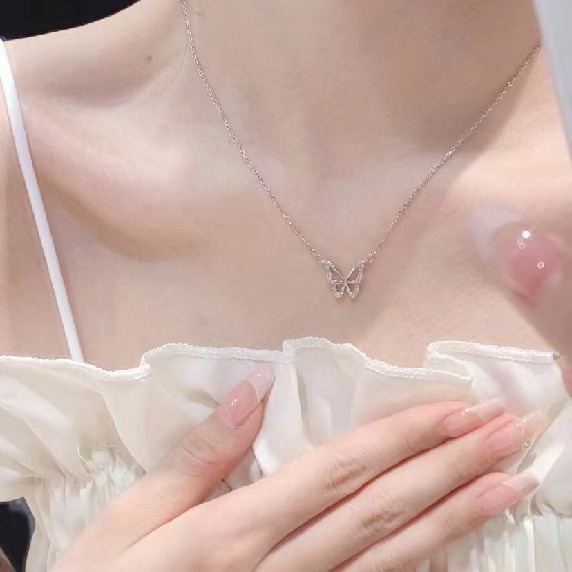 Цепь, 1 шт., длина 38 см, серебристый/белый