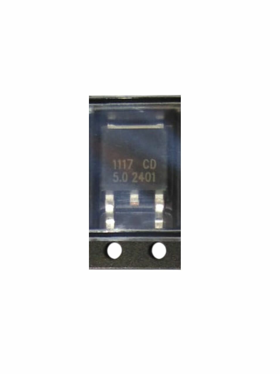 AMS1117CD-5.0, Линейный регулятор с малым падением напряжения, 1А, 5В
