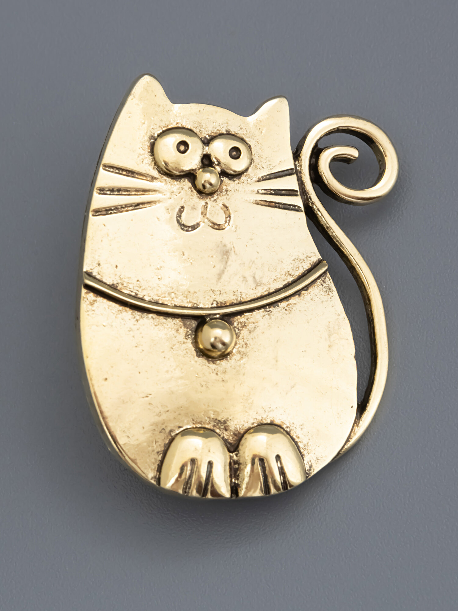 Брошь ЖемАрт, 1 шт., золотистый — фото 1