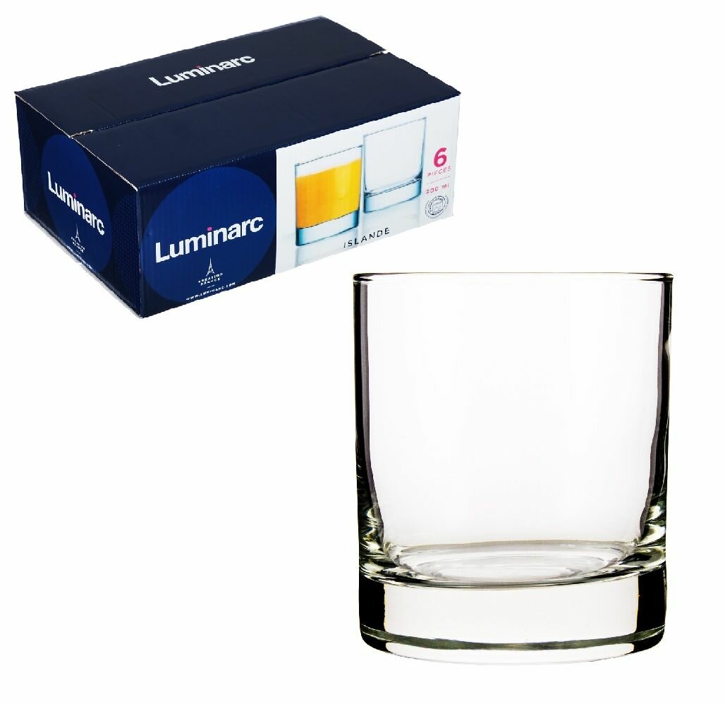 Набор стаканов  ISLANDE  Luminarc  стекло  прозрачный  300мл  6 штук