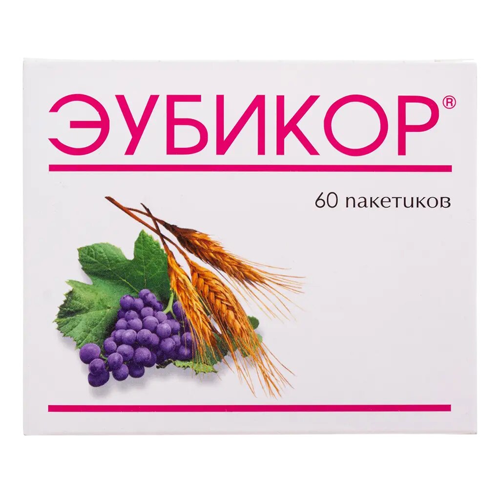 Эубикор порошок в пакетиках по 3 г 60 шт