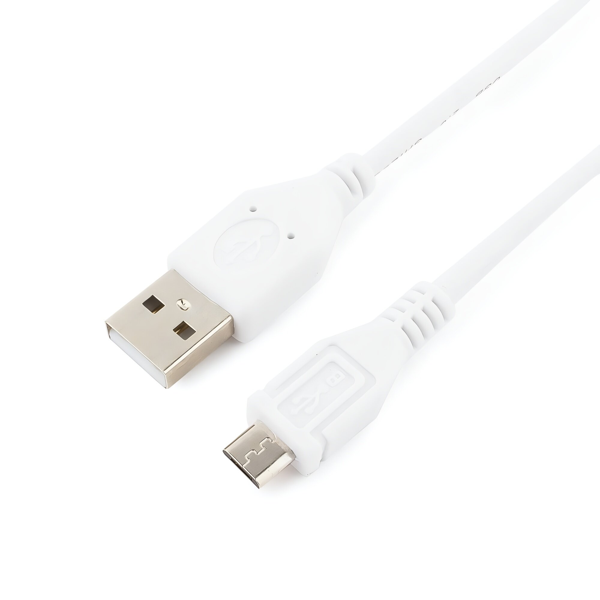 Кабель USB2.0 Cablexpert белый AM/MicroUSB 1м CCP-mUSB2-AMBM-W-1M
