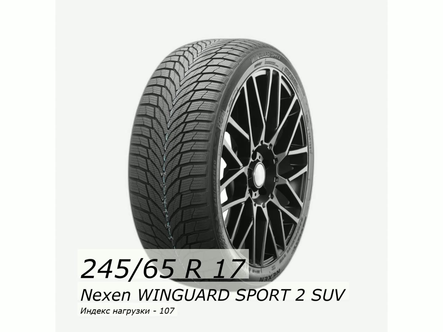 Шина зимняя нешипованная Nexen 245/65/17 H 107 WINGUARD SPORT 2 для легковых автомобилей NXK15919 — фото 1