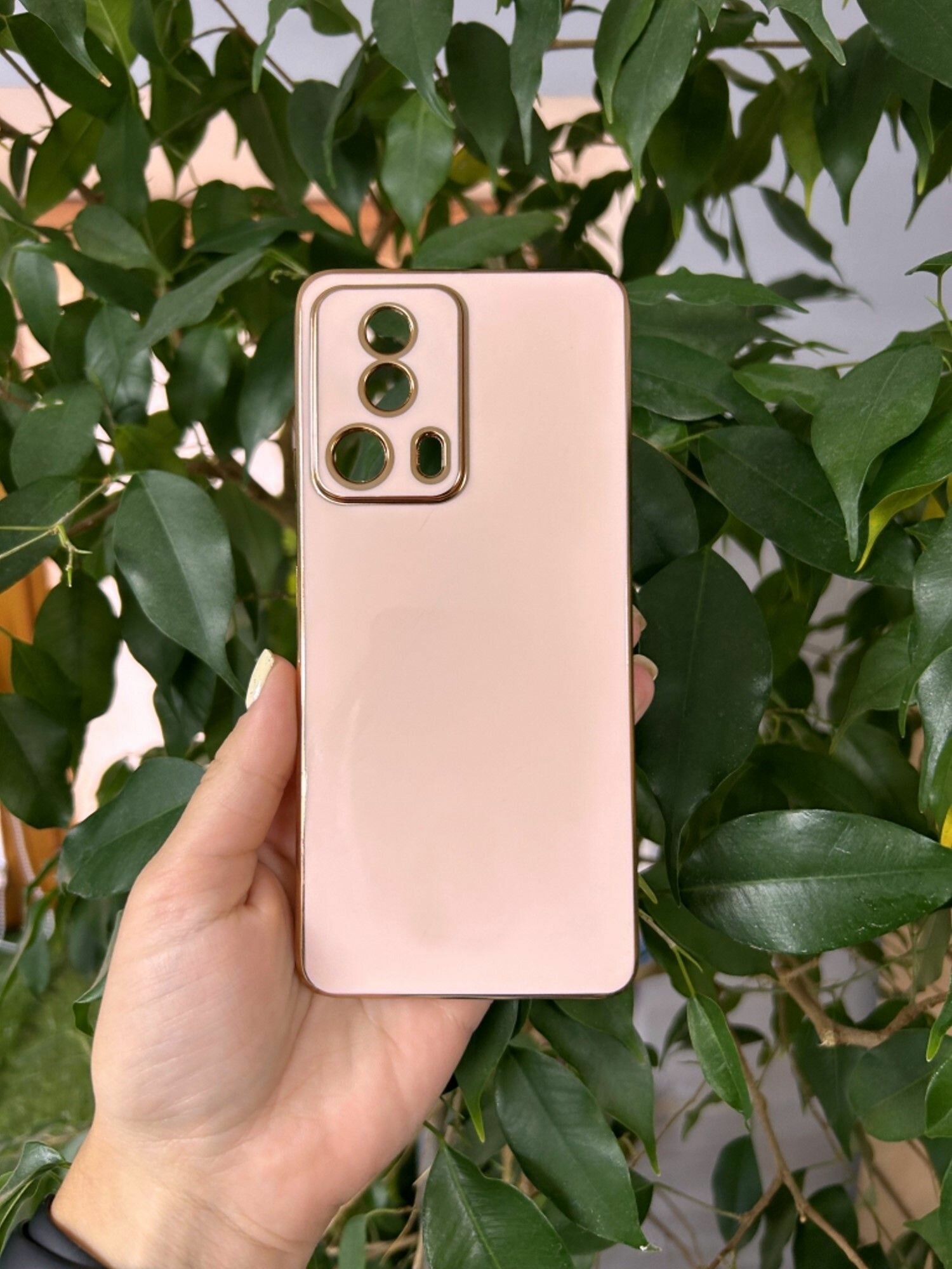 Чехол на Xiaomi 13 Lite / Сяоми 13 Лайт силиконовый inli (Золотой) — фото 1