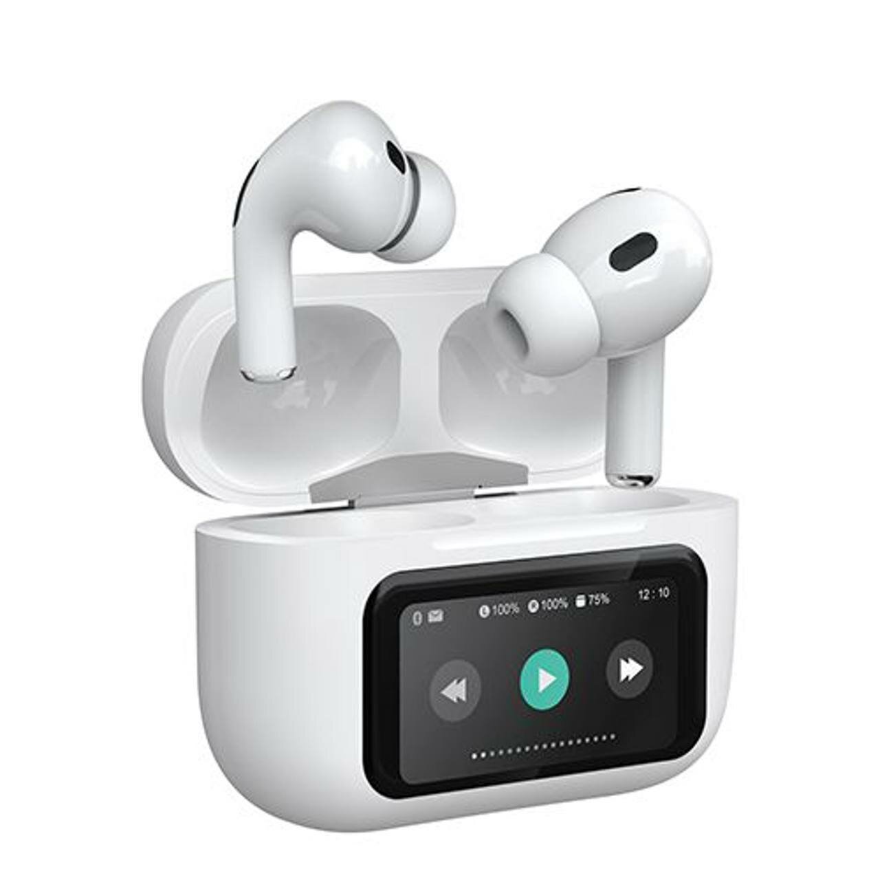 Bluetooth наушники KAKUSIGA KSC-1463 White – HD звук, сенсорное управление, мощная батарея