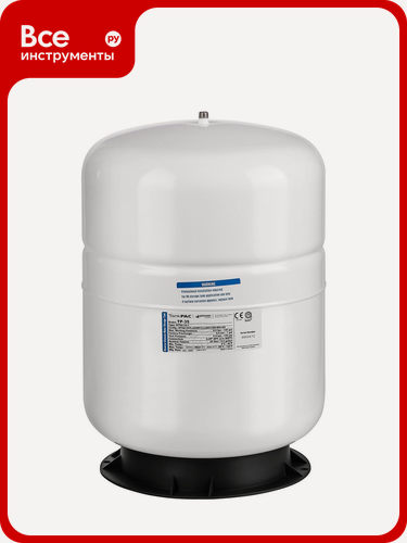 Изображение товара Накопительный бак Гейзер TP-35 9,2 gal (35л) TankPac metal 1/4' NPT (кран в комплекте)