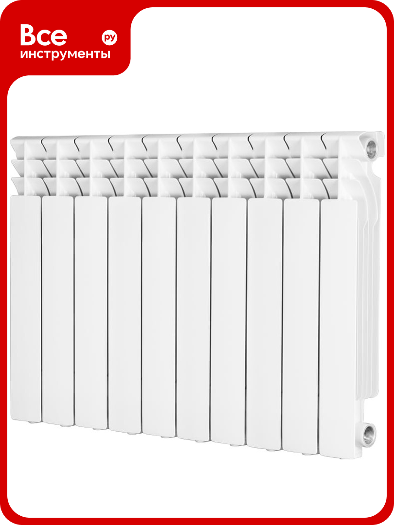 Алюминиевый радиатор Radena 500/100 10 секций 008010330