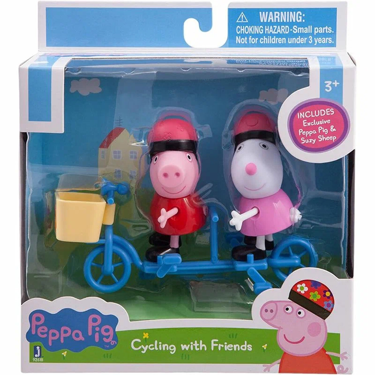 Свинка Пеппа Jazwares Peppa Pig Cycling with Friends / Милые мультяшные персонажи Игровой набор