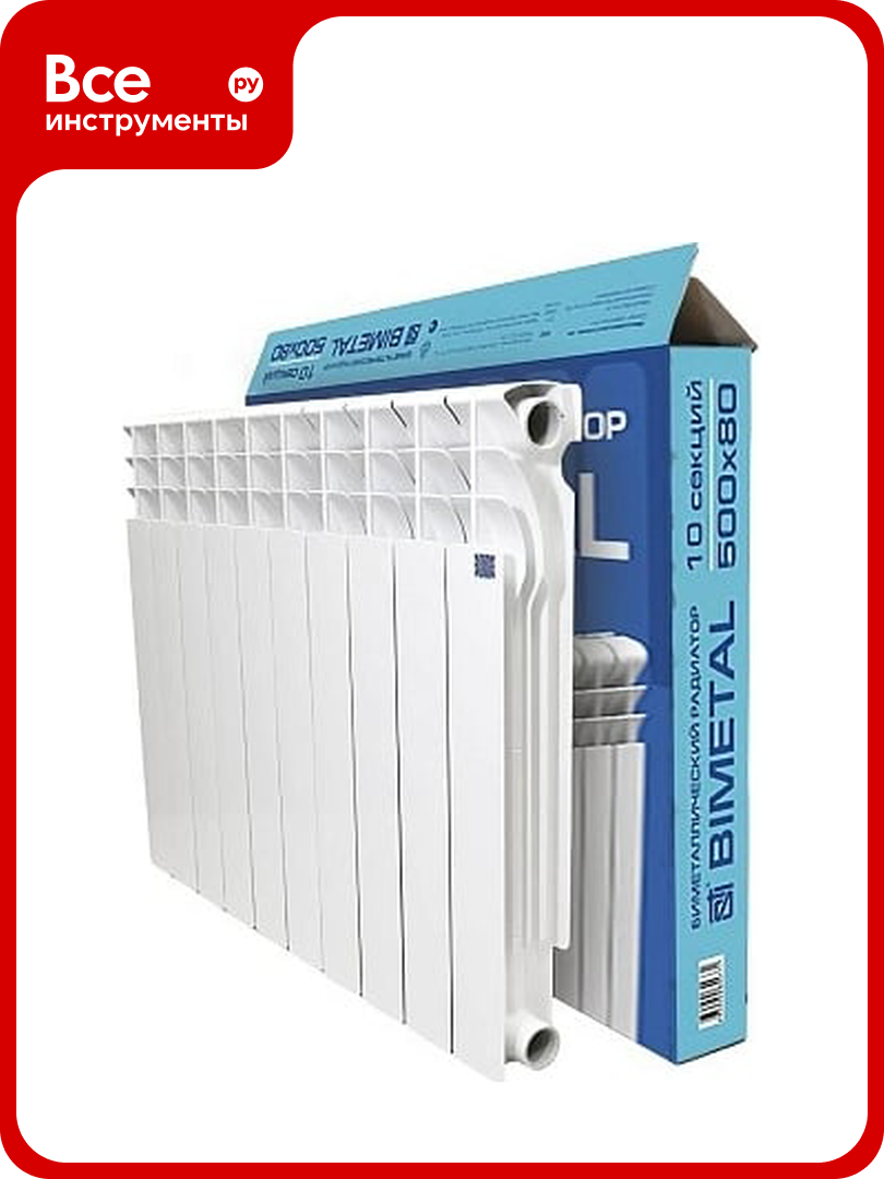 Радиатор STI BIMETAL 500/80 10 секций Т0000001038